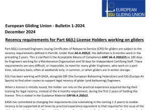 EGU Technical Bulletin on Part-66L licence recency